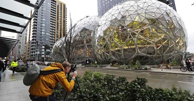 Un vaste campus Amazon à Seattle