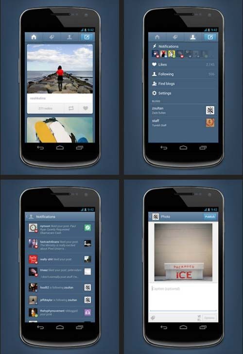 Tumblr: App for sosiale nettverk