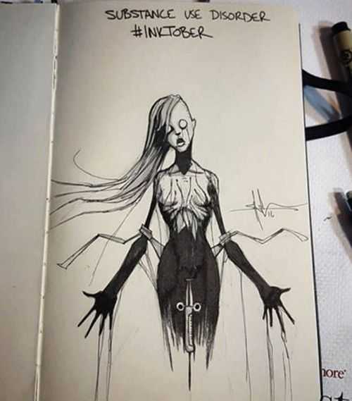 Shawn Coss New Perspective Inktober Sketches