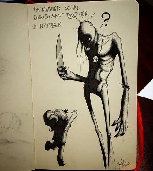 Shawn Coss ’New Perspective Inktober Sketches
