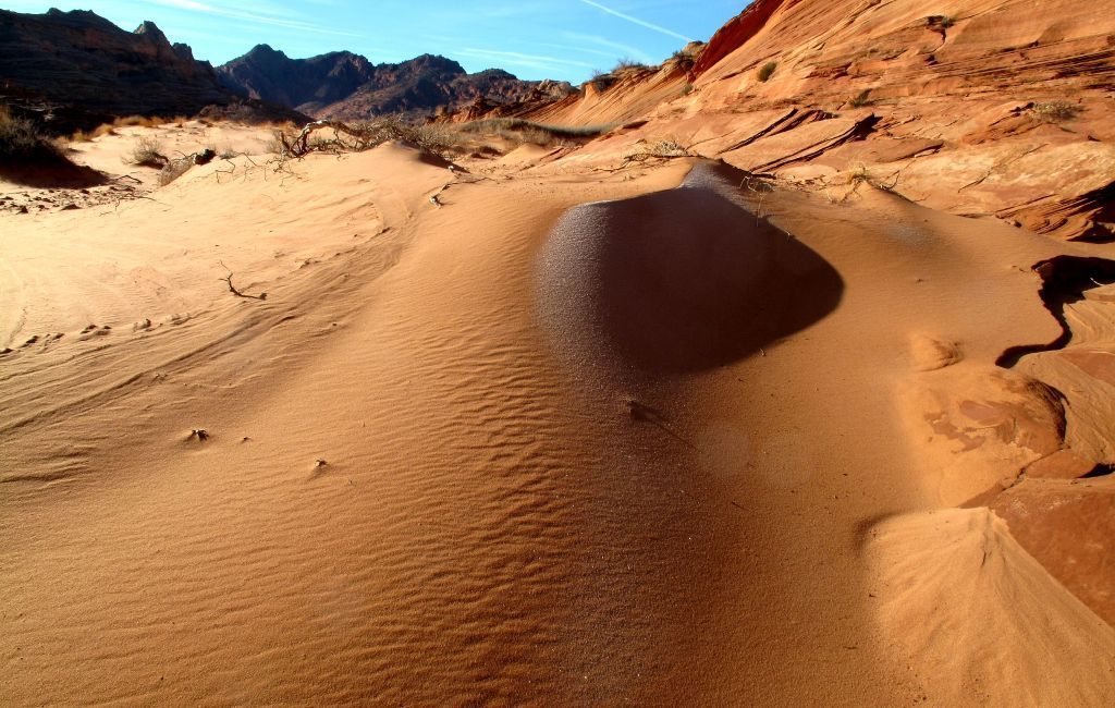 пясъчна пътека до вълната Аризона