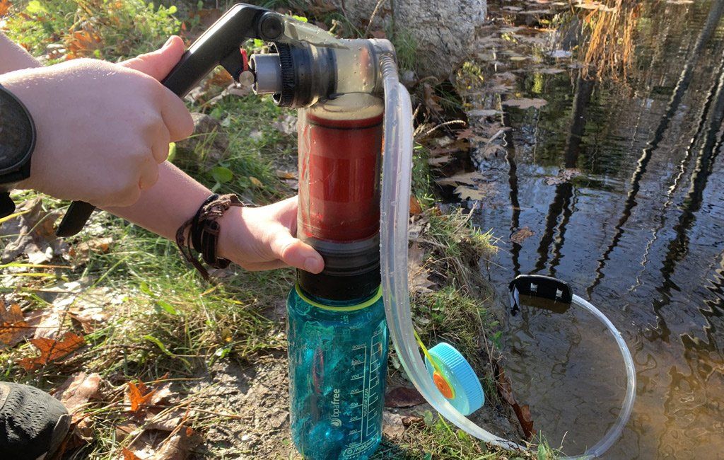 la pompe MSR Guardian meilleurs filtres à eau pour la randonnée