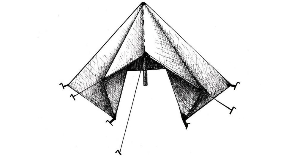 конфигурациите за подслон на брезентова палатка свръхлеки