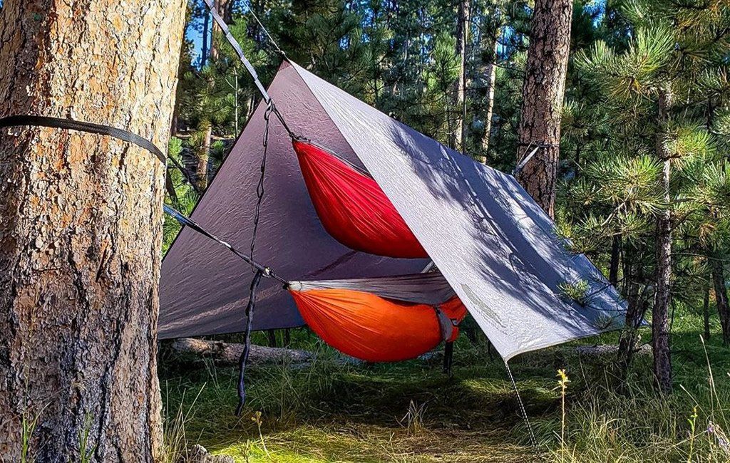 viseča mreža kampiranje s ponjavo