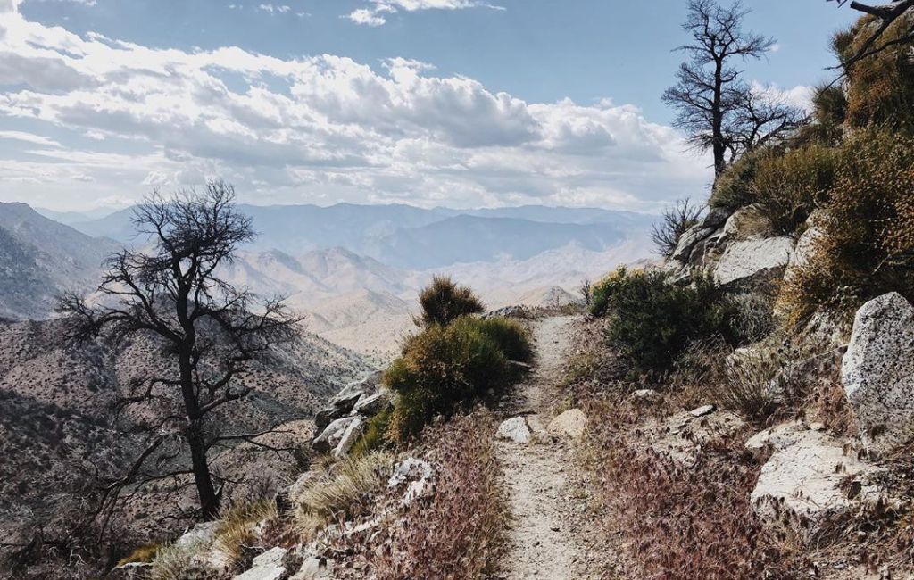 pacific crest trail sección desierto de california