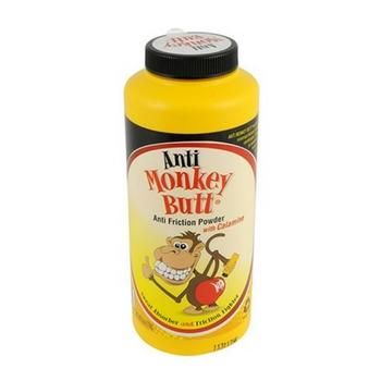 anti-monkey butt pulver för behandling av skav
