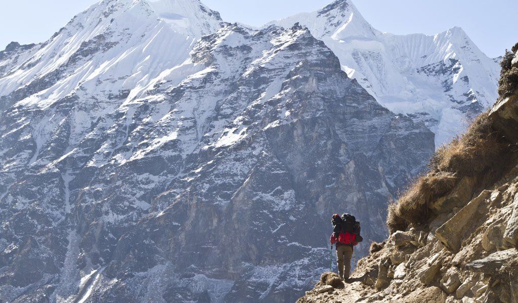 geweldige Himalaya-route GHT-epische routes wereldwijd