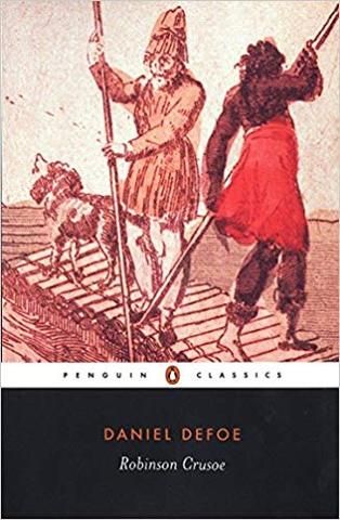 Robinson Crusoe, autor Daniel Defoe