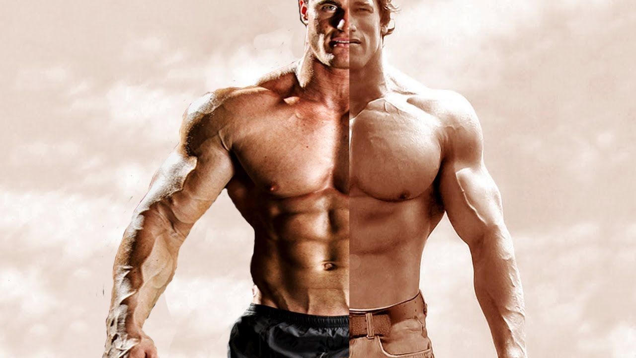 Ce bodybuilder Jacked joue Arnold Schwarzenegger dans le film `` Bigger ''