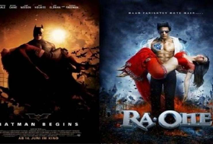 Affiches de films de Bollywood copiées d