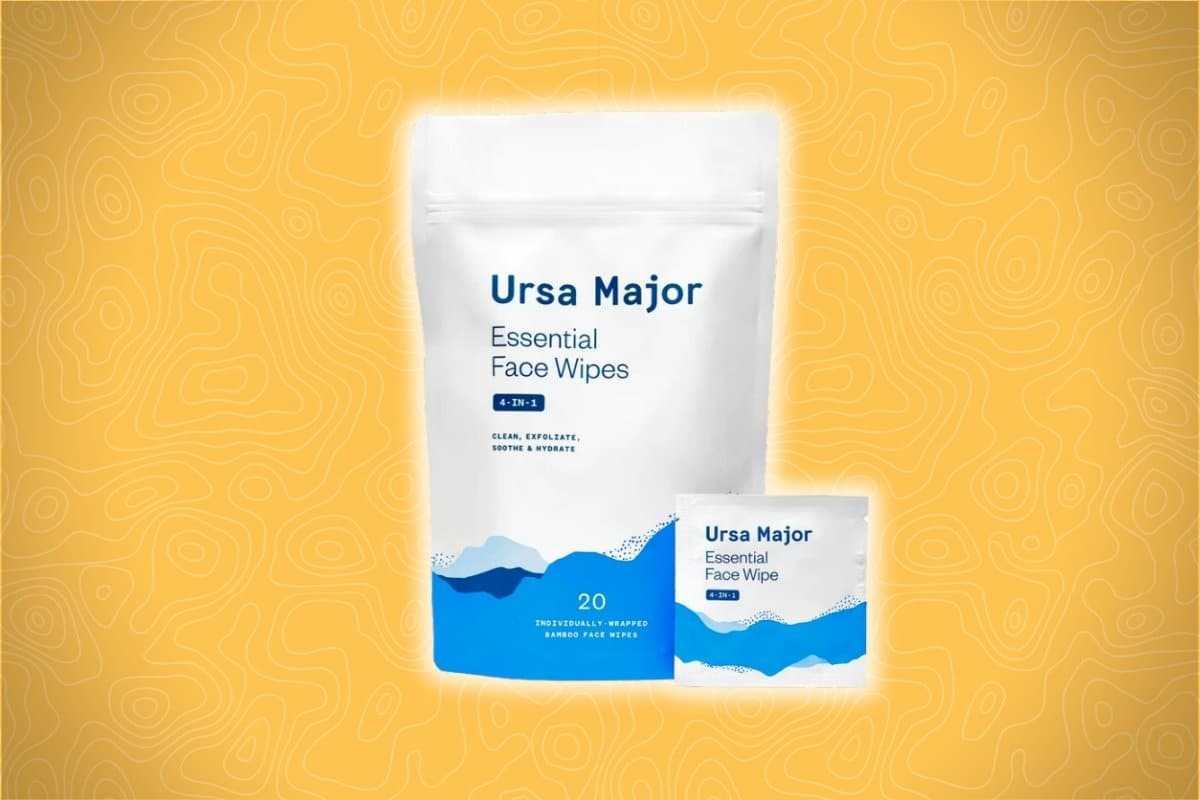 Ursa Major Face Wipes produkta attēls.