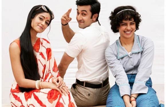Love Triangles In Bollywood Movies - Barfi! (2012)