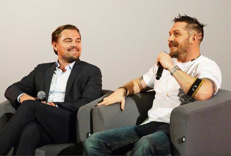 Tom Hardy a perdu un pari aux Oscars pour Leonardo DiCaprio et a dû se faire tatouer `` Leo sait tout ''
