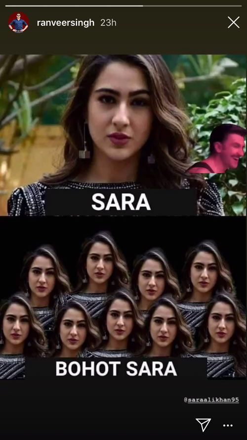 Ranveer Singh & Sara Ali Khan Had A Meme Off