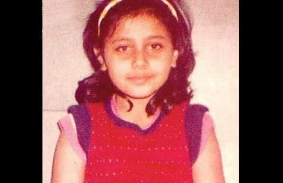 Fotografie z detstva Bollywoodu Celebs-Rani Mukerji