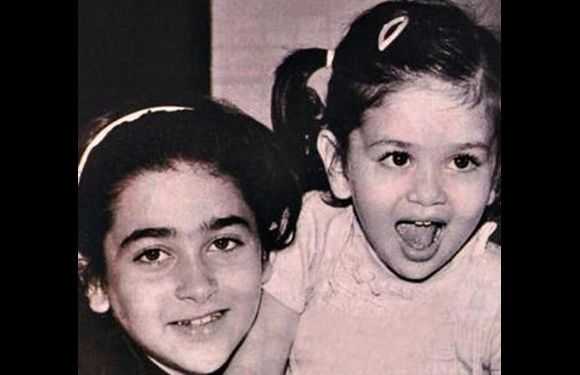 Снимки от детството на Боливуд Celebs-Karishma и Kareena