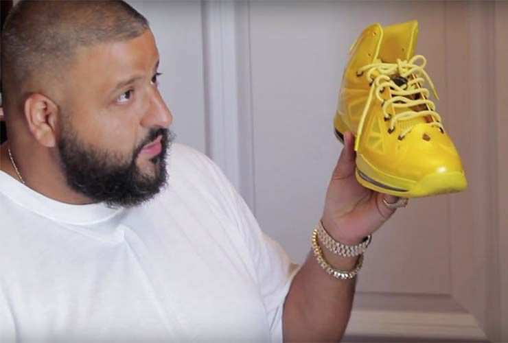 Dj khaled اور اس کے جوتوں کا پاگل مجموعہ