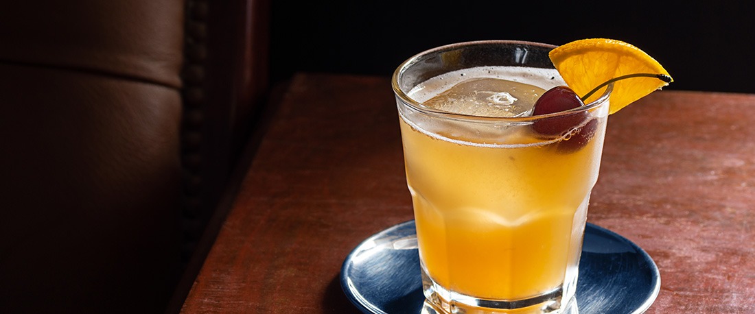Cocktail amaretto aigre