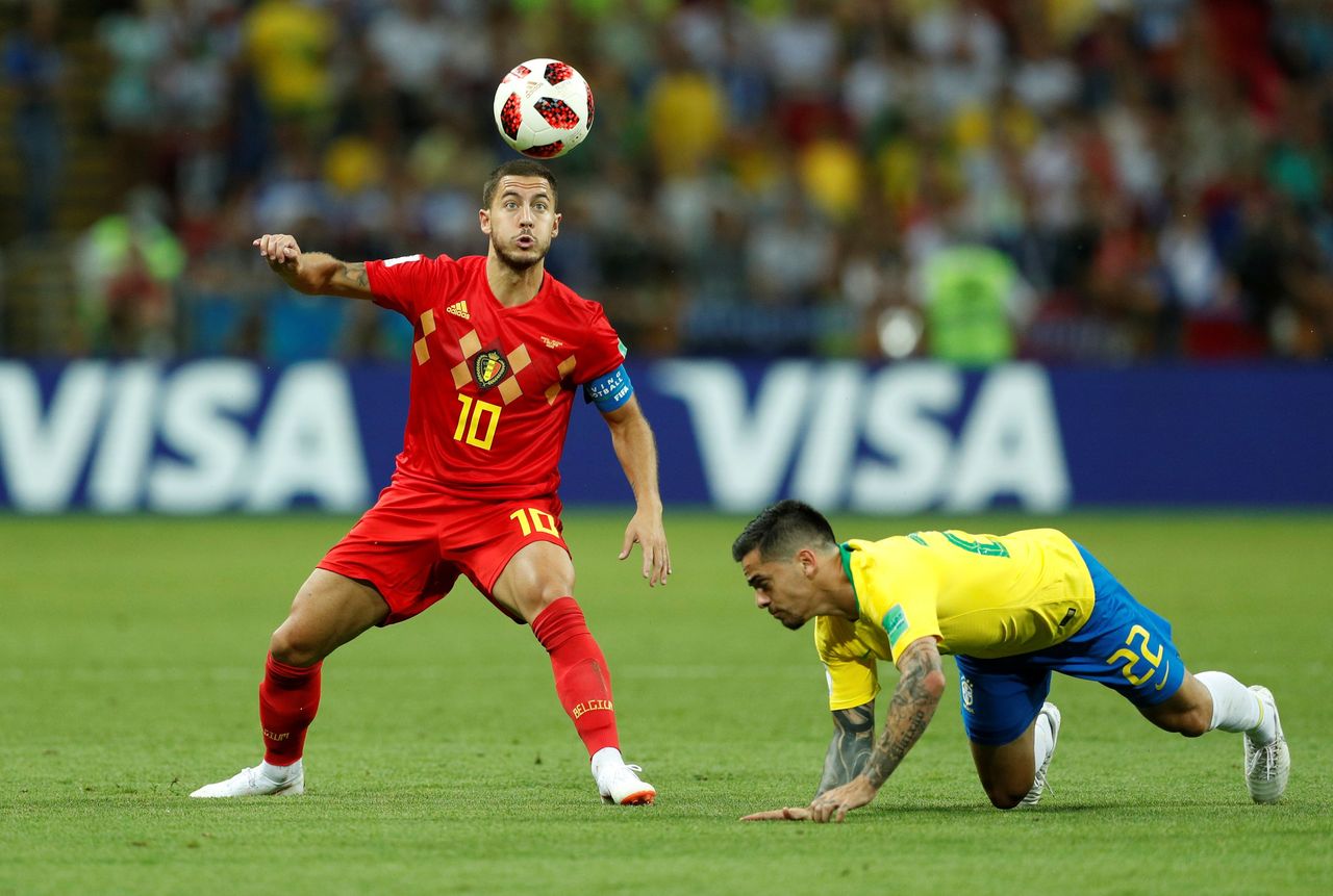 Wszystkie oczy skierowane były na Neymara z Brazylii ostatniej nocy, ale to Eden Hazard zapisał się w historii Belgii