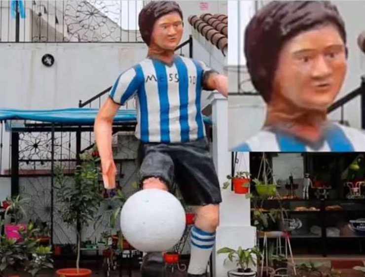 De Boner de Ronaldo au look Psycho Killer de Messi, voici le classement des 10 pires statues de football