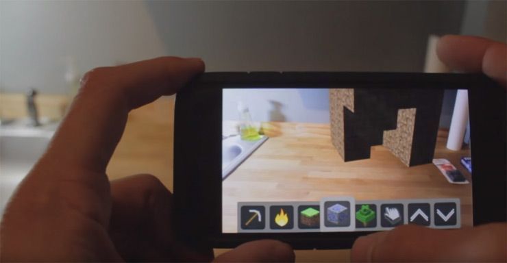 Les kits de réalité augmentée d'Apple donnent à des jeux comme `` Minecraft '' l'apparence de chefs-d'œuvre magiques