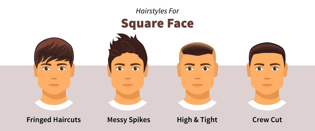 مربع چہرے کے لئے بالوں کی طرزیں