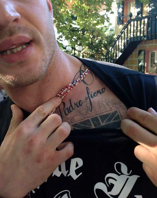 La signification de chaque tatouage de Tom Hardy