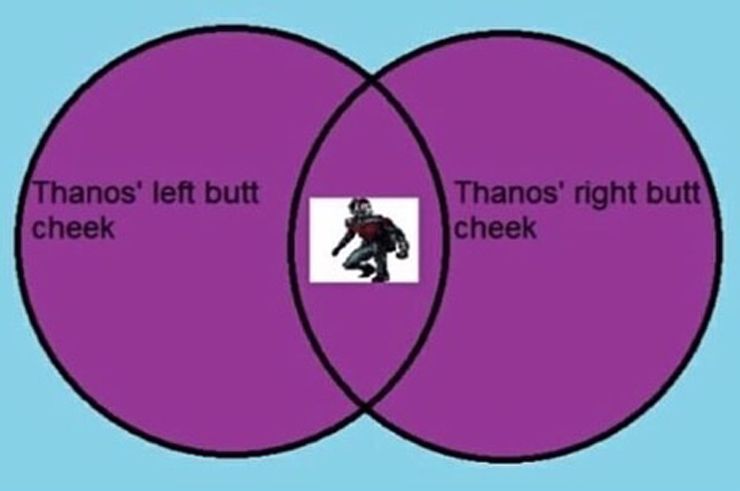 Russo Brothers는 Ant-Man이 Thanos의 엉덩이 위로 올라가는 이론을지지하고 완전히 수용하고 있습니다.
