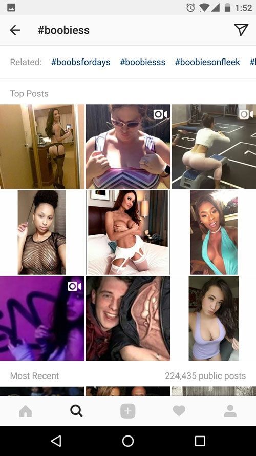Pornó az Instagram-on: 4 módszer az Nsfw bejegyzések felfedezésére