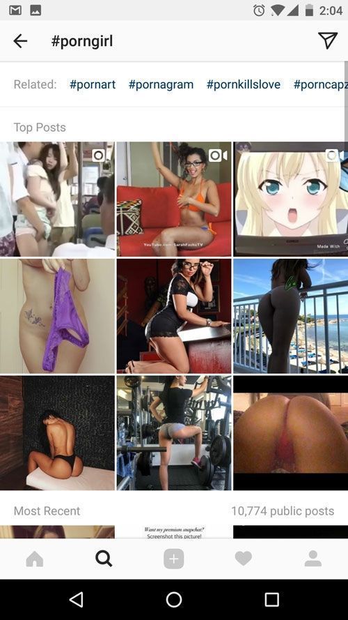 Pornó az Instagram-on: 4 módja az Nsfw bejegyzések felfedezésének