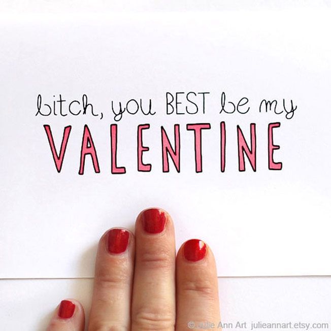 Sarkastiskas Valentīna dienas kartītes pāriem, kuri ienīst sierīgo, romantisko lietu