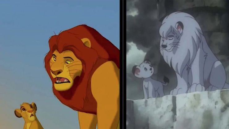 Предполага се, че Дисни е откраднал „Кралят лъвове“ от японското аниме „Кимба“ и хората са луди от това
