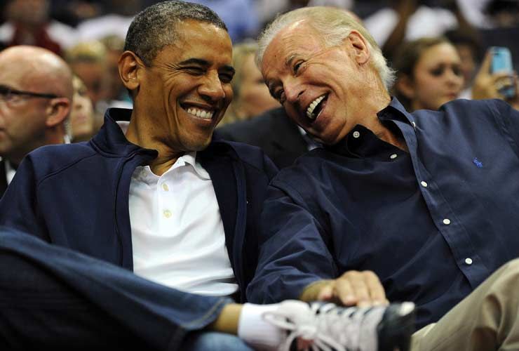 Obama ønsker Joe Biden på bursdagen sin med et mem