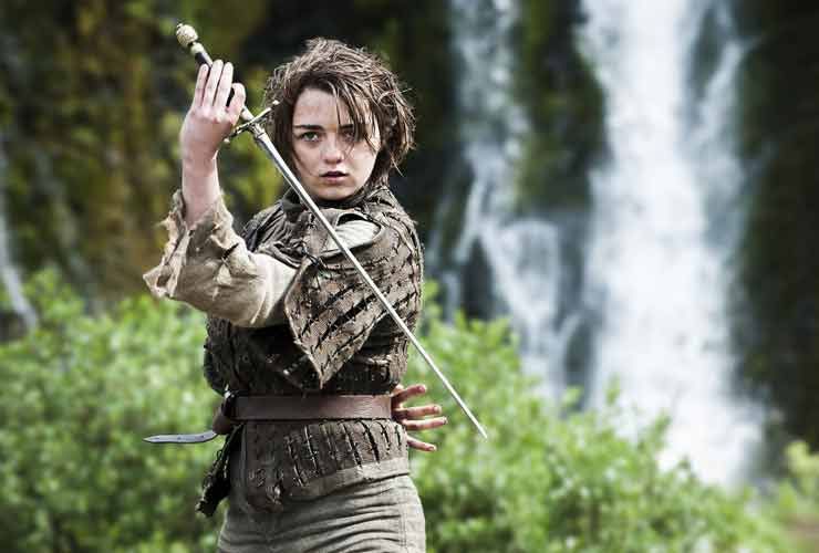Maisie 'Arya Stark' Williams tilføjede lige tre navne til sin allerede lange drabsliste