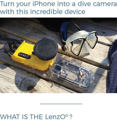Šis vāciņš ļaus jūsu iPhone fotografēt zem ūdens, būtībā to pārvēršot niršanas kamerā