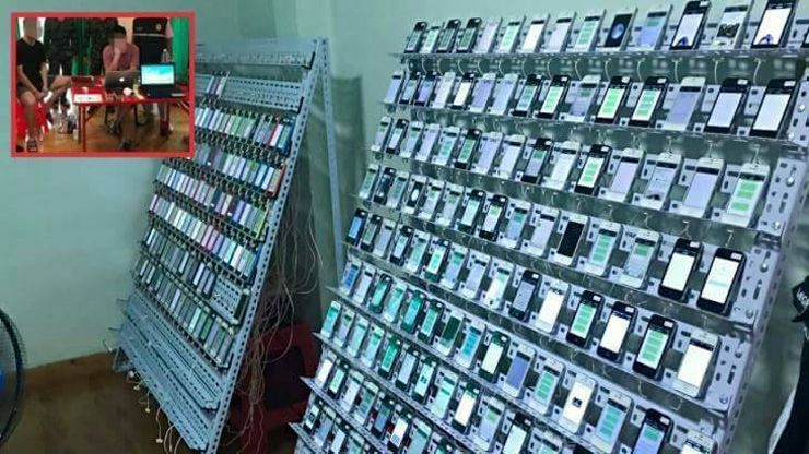 Comment ça marche: Une ferme Click avec 3 cartes Sim Lakh et plus de 400 iPhones