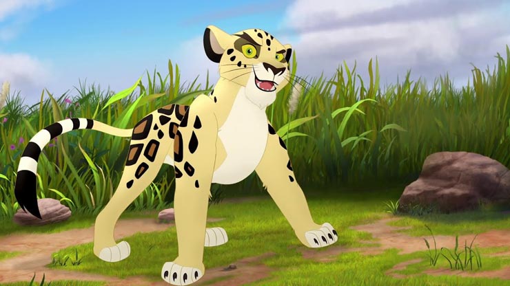 Видео, на котором леопард быстро лазает по деревьям, напоминает людям злодея из львиной гвардии Макуча