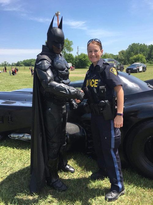 Policija je zaustavila Batmana, nalik na selfie