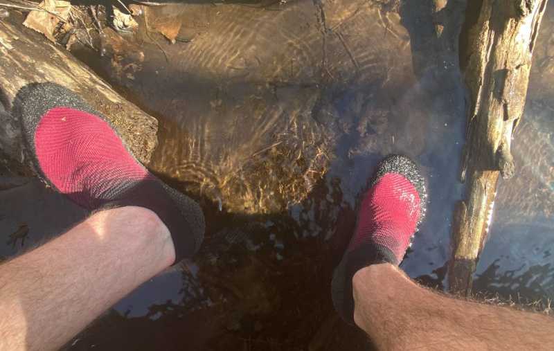   skinners komfort 2 sokker på vann