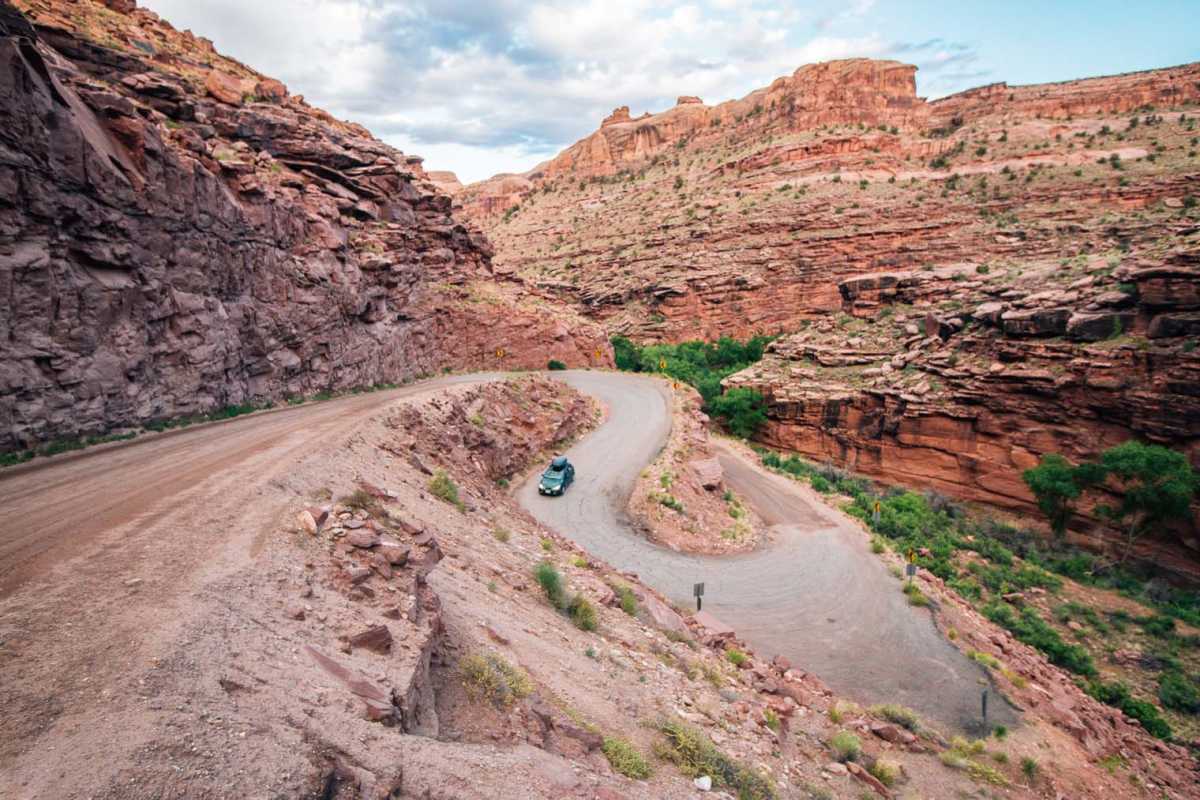 Moab'da Dört Tekerden Çekiş Gerektirmeyen 6 Manzaralı Sürüş