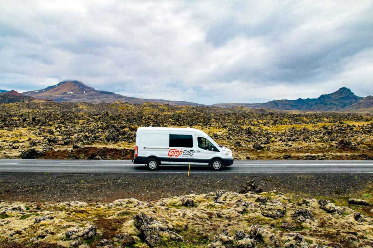 Plánovanie výletu na Island Camper Van Road Trip