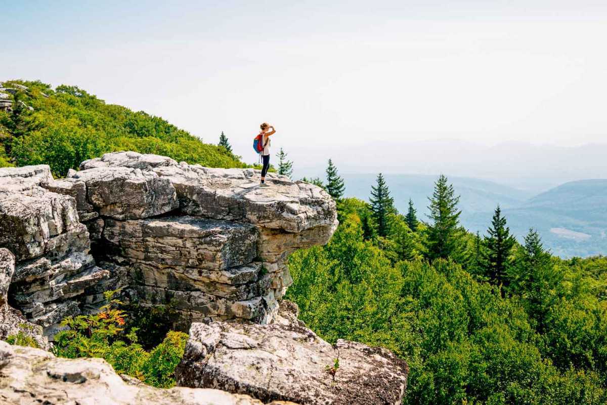 Bear Rocks, Dolly Sods Wilderness στη Δυτική Βιρτζίνια