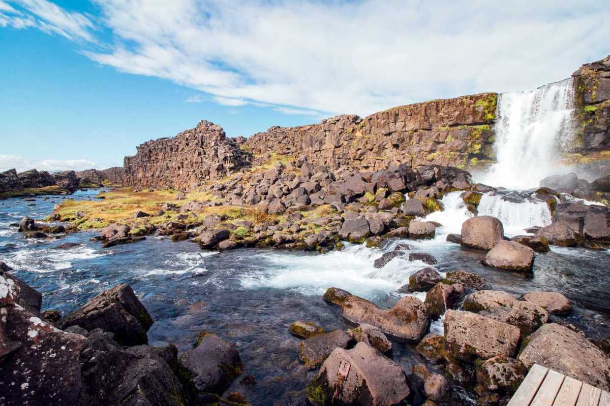 Cachoeira de Öxarárfoss