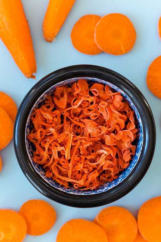 Comment déshydrater les carottes