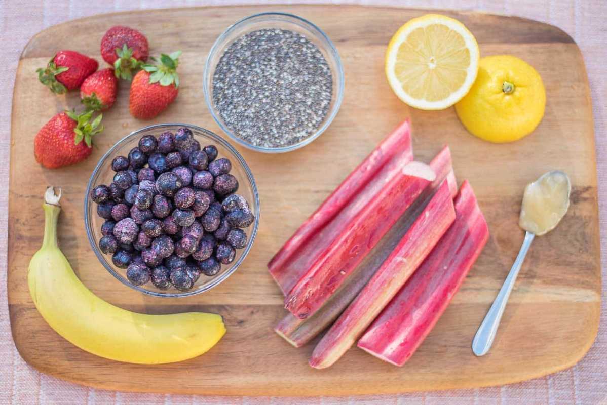 Ingredienser för DIY-fruktläder