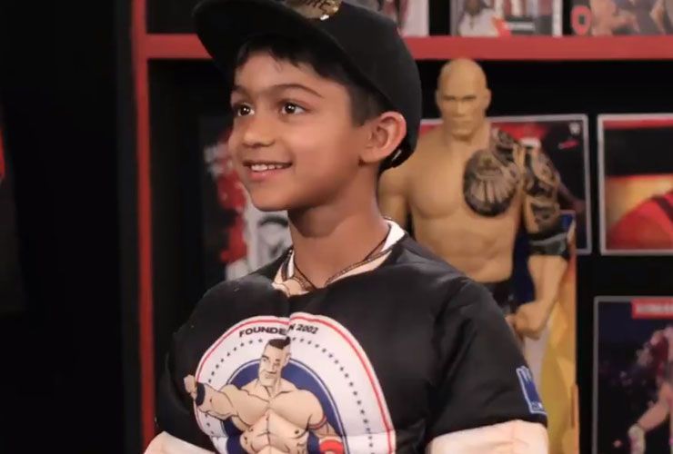 'Sa särad nüüd': John Cena erisõnumis on Shilpa Shetty poeg rõõmuga hüppamas