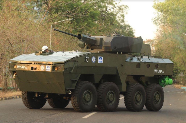 oklepna vozila, ki jih uporabljajo indijske oborožene sile