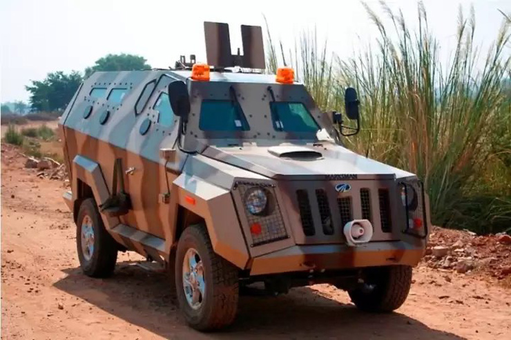pansrede køretøjer brugt af indiske væbnede styrker