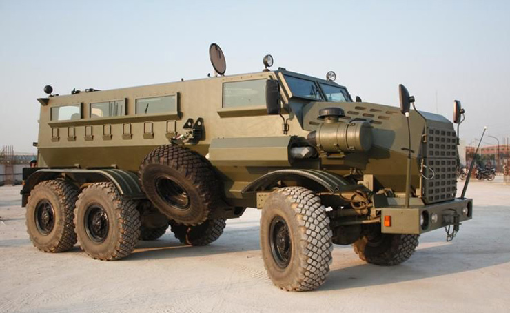 pansrede køretøjer brugt af indiske væbnede styrker