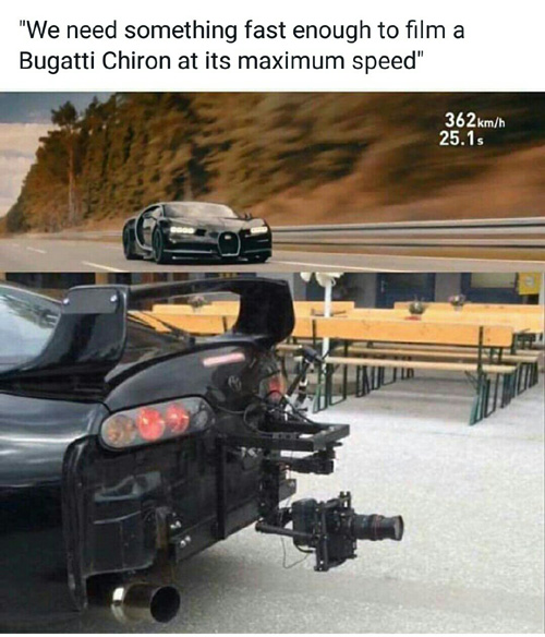 hvordan filmet bugatti sitt raskeste 0-400-0 kmph chiron-løp